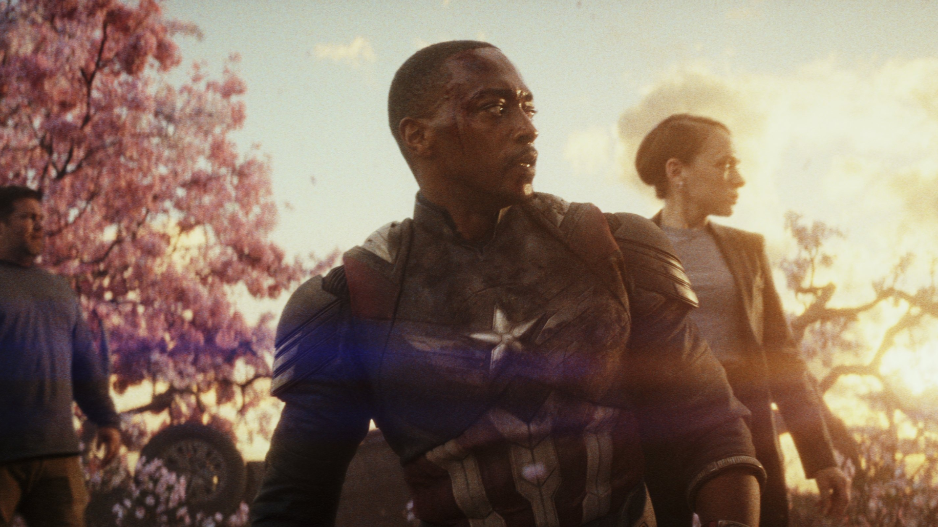 Sam Wilson i Szira Has jako Kapitan Ameryka i Sabra