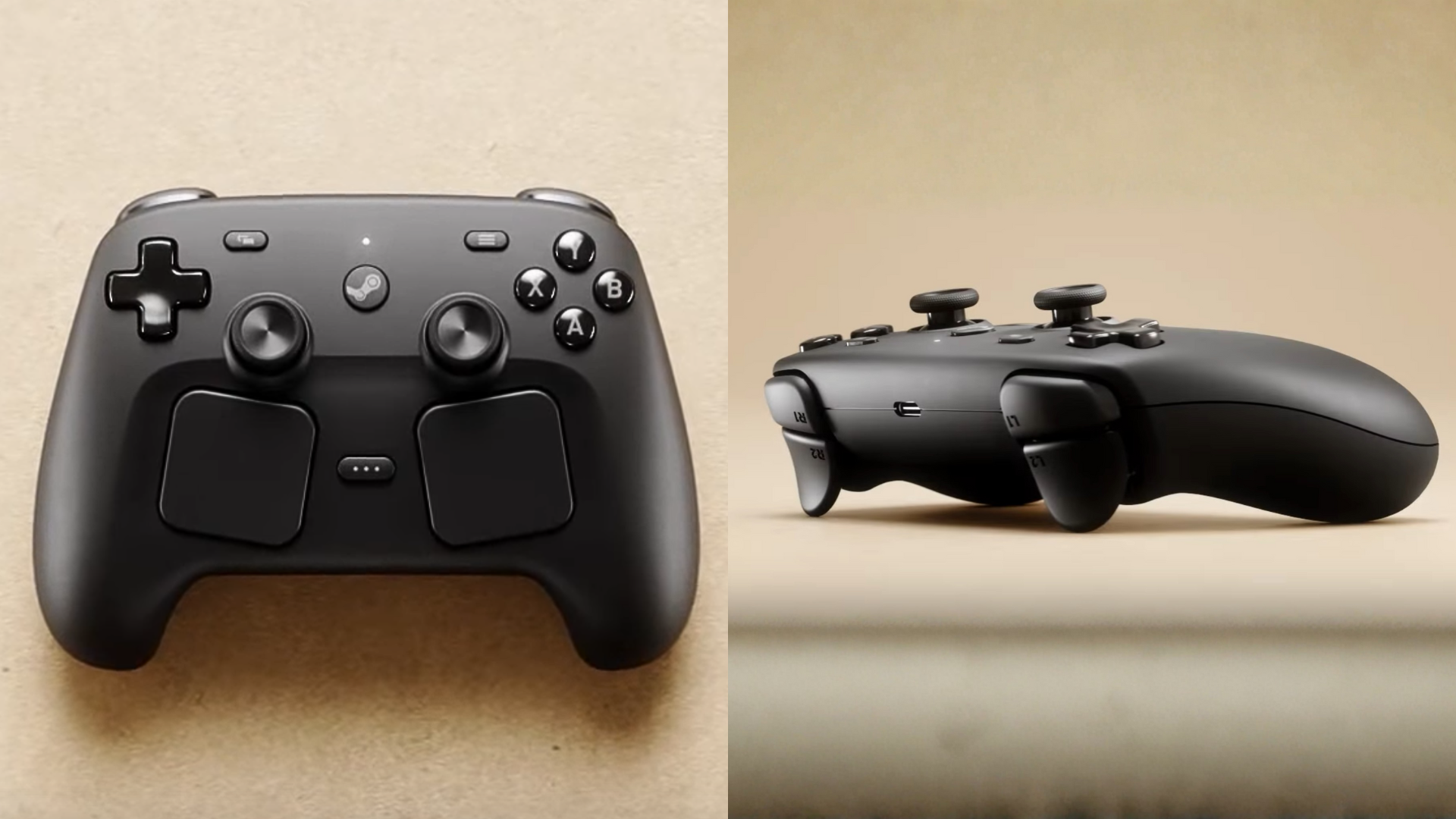 Steam Controller z panelami dotykowymi i haptyką. / Źródło: Valve